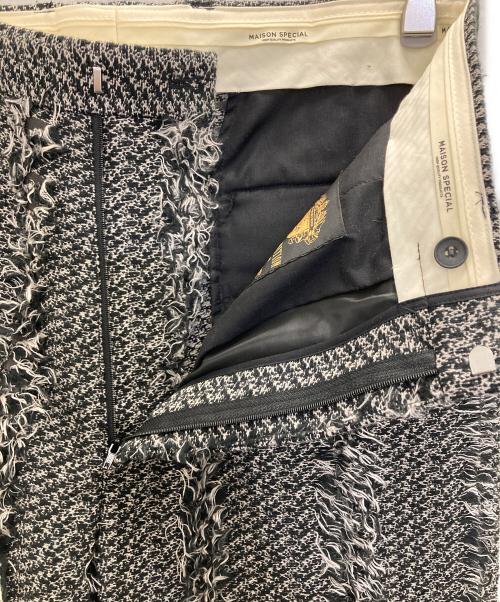 MAISON SPECIAL（メゾンスペシャル）MAISON SPECIAL (メゾンスペシャル) Dress-Fit Slit Straight Pants グレー サイズ:1の古着・服飾アイテム