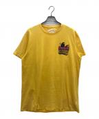 valabasas vintageヴァラバサス ヴィンテージ）の古着「サーフプリントTee」｜イエロー
