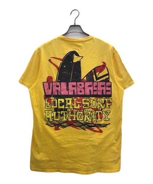 valabasas vintage（ヴァラバサス ヴィンテージ）valabasas vintage (ヴァラバサス ヴィンテージ) サーフプリントTee イエロー サイズ:Ⅼの古着・服飾アイテム