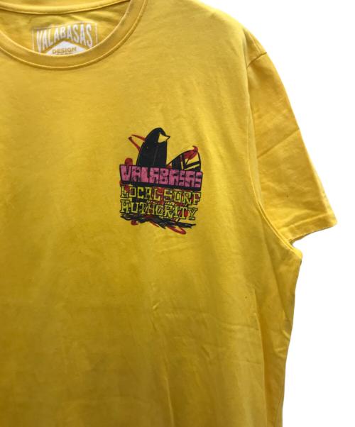 valabasas vintage（ヴァラバサス ヴィンテージ）valabasas vintage (ヴァラバサス ヴィンテージ) サーフプリントTee イエロー サイズ:Ⅼの古着・服飾アイテム