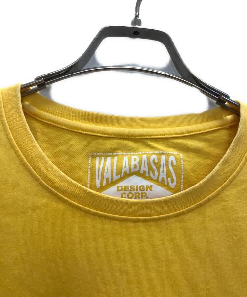 valabasas vintage（ヴァラバサス ヴィンテージ）valabasas vintage (ヴァラバサス ヴィンテージ) サーフプリントTee イエロー サイズ:Ⅼの古着・服飾アイテム