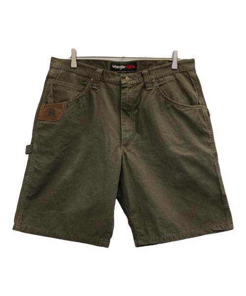Wrangler RIGGS（ラングラー）Wrangler RIGGS (ラングラー) ペインターショートパンツ オリーブ サイズ:W36の古着・服飾アイテム