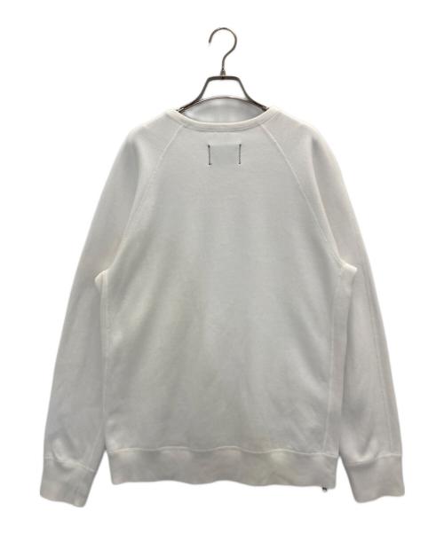 REIGNING CHAMP（レイニングチャンプ）REIGNING CHAMP (レイニングチャンプ) Lightweight Terry Crewneck ホワイト サイズ:Mの古着・服飾アイテム