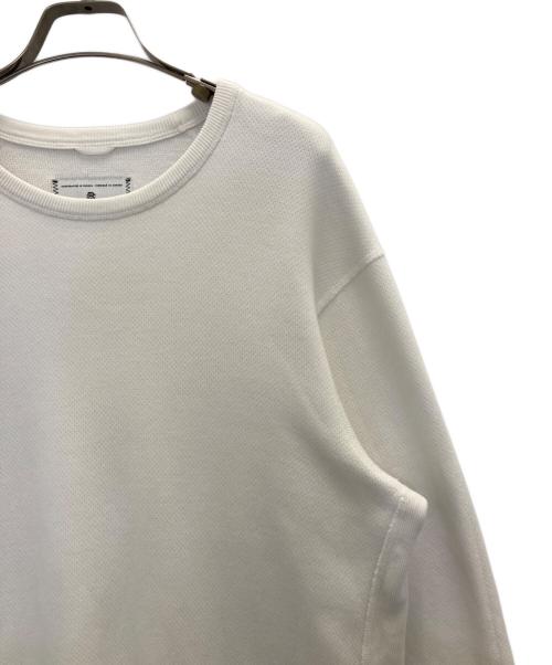 REIGNING CHAMP（レイニングチャンプ）REIGNING CHAMP (レイニングチャンプ) Lightweight Terry Crewneck ホワイト サイズ:Mの古着・服飾アイテム