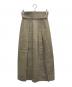 SEEALL（シーオール）の古着「MULTI PLEATED SKIRT」｜ベージュ