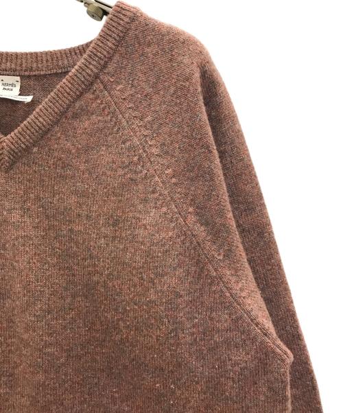 HERMES（エルメス）HERMES (エルメス) カシミヤニット ブラウン サイズ:34の古着・服飾アイテム