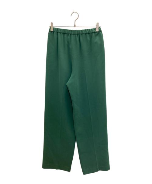 Whim Gazette（ウィムガゼット）Whim Gazette (ウィムガゼット) ダブルクロスストレッチパンツ グリーン サイズ:FREEの古着・服飾アイテム
