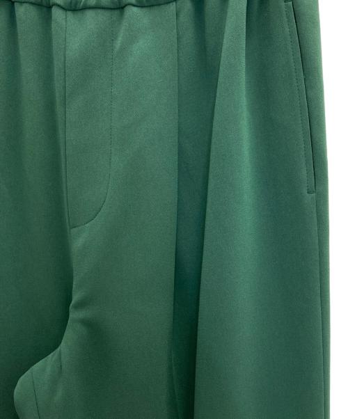 Whim Gazette（ウィムガゼット）Whim Gazette (ウィムガゼット) ダブルクロスストレッチパンツ グリーン サイズ:FREEの古着・服飾アイテム