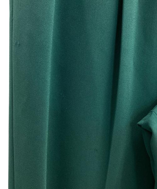 Whim Gazette（ウィムガゼット）Whim Gazette (ウィムガゼット) ダブルクロスストレッチパンツ グリーン サイズ:FREEの古着・服飾アイテム