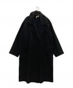 Salvatore Ferragamoサルヴァトーレ フェラガモ）の古着「ウールトッパーコート」｜ブラック