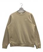 NIKEナイキ）の古着「裏起毛ロゴスウェット」｜ベージュ