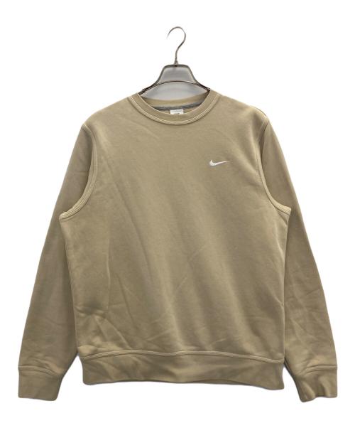 NIKE（ナイキ）NIKE (ナイキ) 裏起毛ロゴスウェット ベージュ サイズ:XLの古着・服飾アイテム