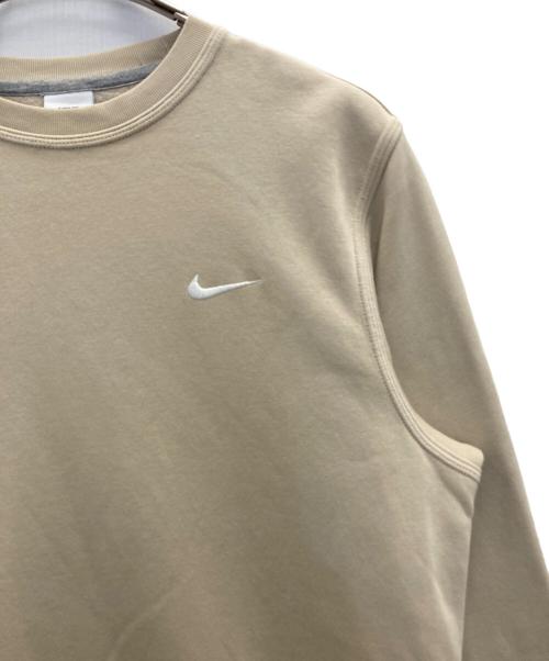 NIKE（ナイキ）NIKE (ナイキ) 裏起毛ロゴスウェット ベージュ サイズ:XLの古着・服飾アイテム