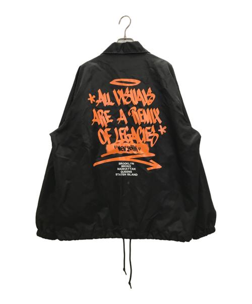 AVIREX（アヴィレックス）AVIREX (アヴィレックス) コーチジャケット ブラック サイズ:XLの古着・服飾アイテム