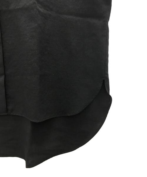 nano・universe（ナノ・ユニバース）nano・universe (ナノ・ユニバース) メランジドライスタンドシャツブラウス ネイビー サイズ:2の古着・服飾アイテム