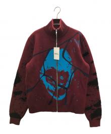 KIDILL×rurumu:（キディル×ルルムウ）の古着「ドライバーズニット」｜レッド