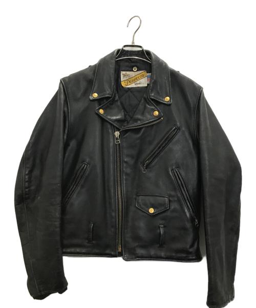 Schott（ショット）Schott (ショット) PERFECTO ライダースレザージャケット ブラック サイズ:38の古着・服飾アイテム