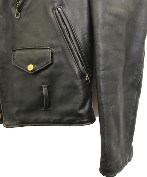 Schott（ショット）Schott (ショット) PERFECTO ライダースレザージャケット ブラック サイズ:38の古着・服飾アイテム