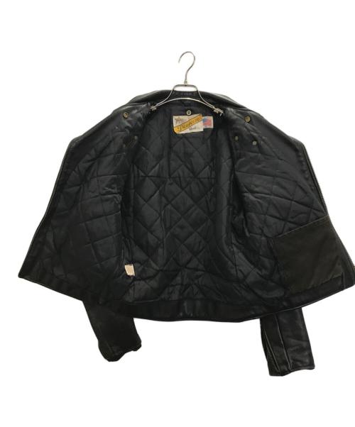 Schott（ショット）Schott (ショット) PERFECTO ライダースレザージャケット ブラック サイズ:38の古着・服飾アイテム