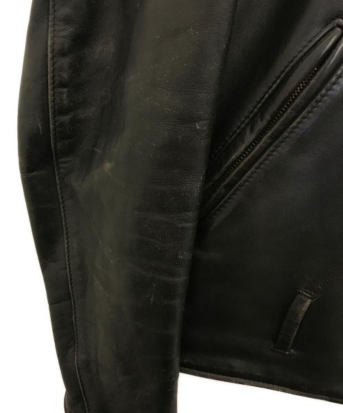Schott（ショット）Schott (ショット) PERFECTO ライダースレザージャケット ブラック サイズ:38の古着・服飾アイテム