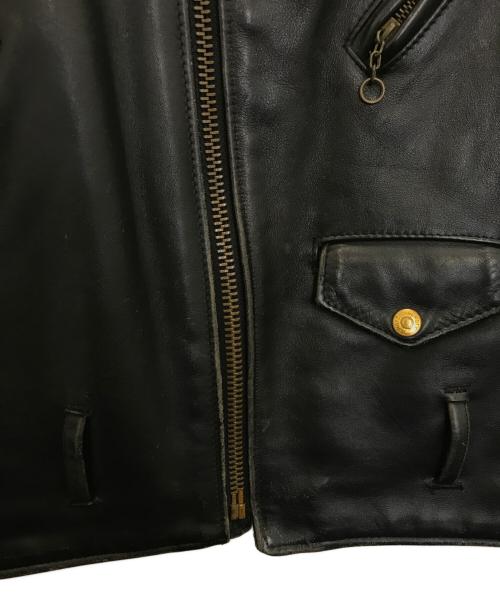 Schott（ショット）Schott (ショット) PERFECTO ライダースレザージャケット ブラック サイズ:38の古着・服飾アイテム