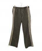 SASQUATCHfabrix.サスクワッチファブリックス）の古着「BOOT CUT RETRO TRACK PANTS」｜ブラウン