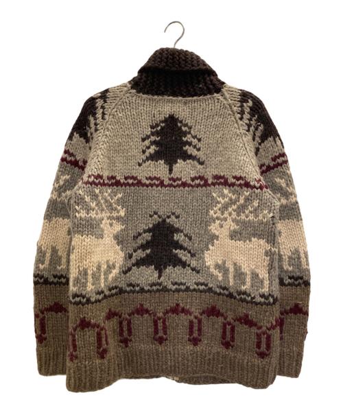 KANATA（カナタ）KANATA (カナタ) カウチンニットカーディガン ブラウン サイズ:表記なしの古着・服飾アイテム