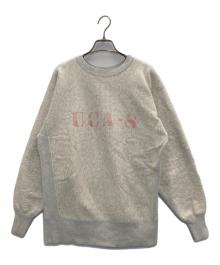 Champion（チャンピオン）の古着「リバースウィーブ 2ndパテントモデル クルーネックスウェットシャツ」｜グレー