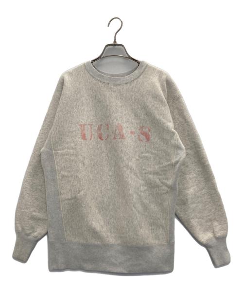 Champion（チャンピオン）Champion (チャンピオン) リバースウィーブ 2ndパテントモデル クルーネックスウェットシャツ グレー サイズ:Mの古着・服飾アイテム