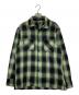 TMT（ティーエムティー）の古着「WOOLY PLAID SHIRTS」｜グリーン