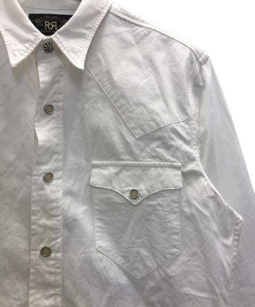 RRL（ダブルアールエル）RRL (ダブルアールエル) SLIM WESTERN SHIRTS ホワイト サイズ:Sの古着・服飾アイテム