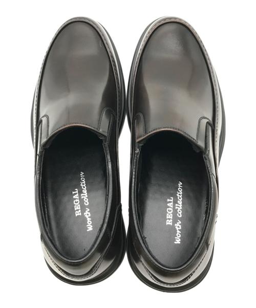 REGAL（リーガル）REGAL (リーガル) レザースリッポン ブラウン サイズ:25cmの古着・服飾アイテム