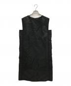 LANVIN COLLECTIONランバンコレクション）の古着「刺繍ノースリーブ」｜ブラック