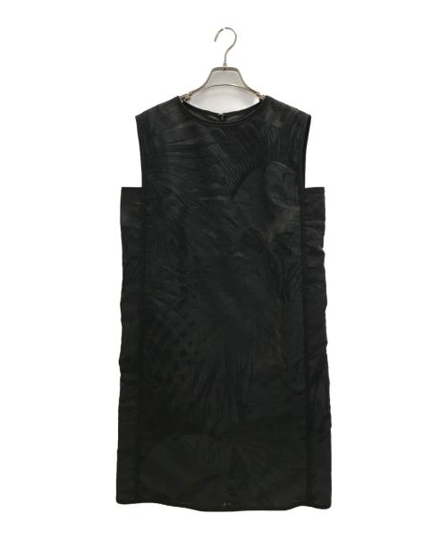 LANVIN COLLECTION（ランバンコレクション）LANVIN COLLECTION (ランバンコレクション) 刺繍ノースリーブ ブラック サイズ:40の古着・服飾アイテム