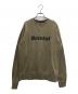 F.C.R.B.（エフシーレアルブリストル）の古着「AUTHENTIC LOGO CREWNECK SWEAT」｜ベージュ