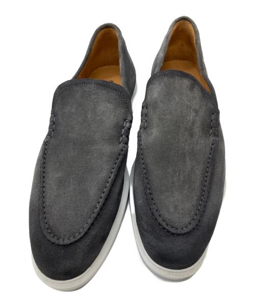 MAGNANNI（マグナーニ）MAGNANNI (マグナーニ) エプロントゥローファー グレー サイズ:7 1/2の古着・服飾アイテム