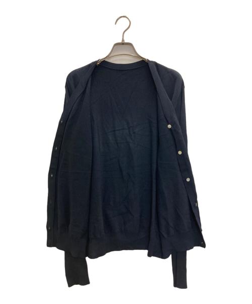 SOEJU（ソージュ）SOEJU (ソージュ) Vネックニットカーディガン ネイビー サイズ:Ⅿの古着・服飾アイテム