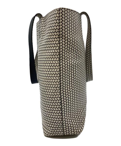 HIROKO HAYASHI（ヒロコ ハヤシ）HIROKO HAYASHI (ヒロコ ハヤシ) オッティカトートバッグ ホワイトの古着・服飾アイテム