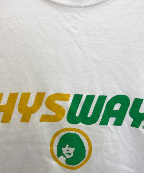 Hysteric Glamour（ヒステリックグラマー）Hysteric Glamour (ヒステリックグラマー) HYS WAY Tシャツ ホワイト サイズ:Lの古着・服飾アイテム