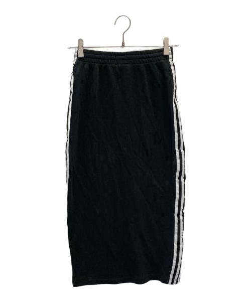 adidas（アディダス）adidas (アディダス) ニットスカート ブラック サイズ:Mの古着・服飾アイテム