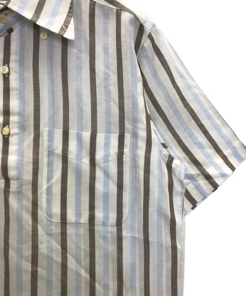 BEAMS F（ビームスエフ）BEAMS F (ビームスエフ) リネン混POシャツ ベージュ サイズ:Mの古着・服飾アイテム