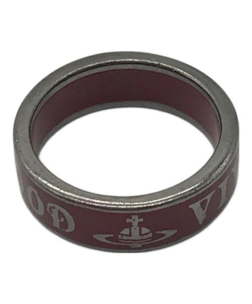 Vivienne Westwood（ヴィヴィアンウエストウッド）Vivienne Westwood (ヴィヴィアンウエストウッド) シルバーリング レッド サイズ:13号の古着・服飾アイテム