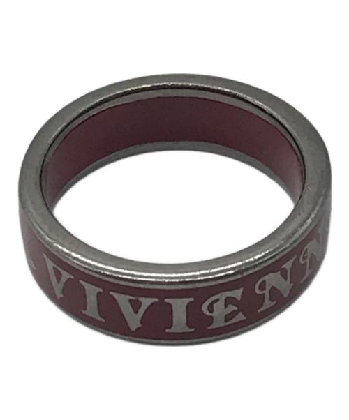Vivienne Westwood（ヴィヴィアンウエストウッド）Vivienne Westwood (ヴィヴィアンウエストウッド) シルバーリング レッド サイズ:13号の古着・服飾アイテム