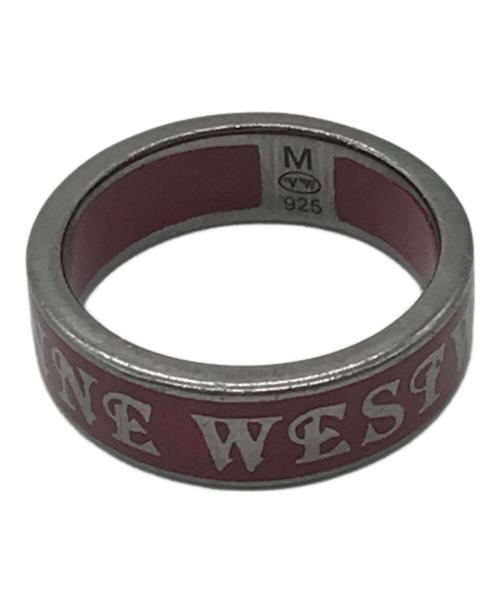 Vivienne Westwood（ヴィヴィアンウエストウッド）Vivienne Westwood (ヴィヴィアンウエストウッド) シルバーリング レッド サイズ:13号の古着・服飾アイテム