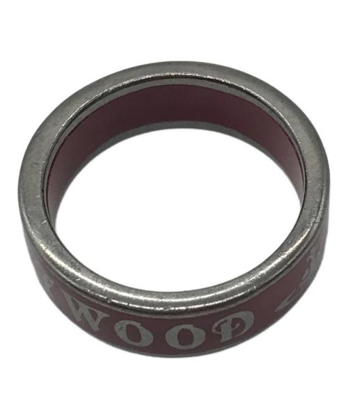 Vivienne Westwood（ヴィヴィアンウエストウッド）Vivienne Westwood (ヴィヴィアンウエストウッド) シルバーリング レッド サイズ:13号の古着・服飾アイテム