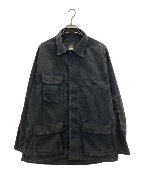 POST O'ALLS（ポストオーバーオールズ）POST O'ALLS (ポストオーバーオールズ) RS BDU-R ブラック サイズ:Mの古着・服飾アイテム
