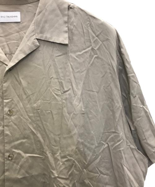 RYO TAKASHIMA（リョウタカシマ）RYO TAKASHIMA (リョウタカシマ) オープンカラーシャツ ベージュ サイズ:Ⅼの古着・服飾アイテム