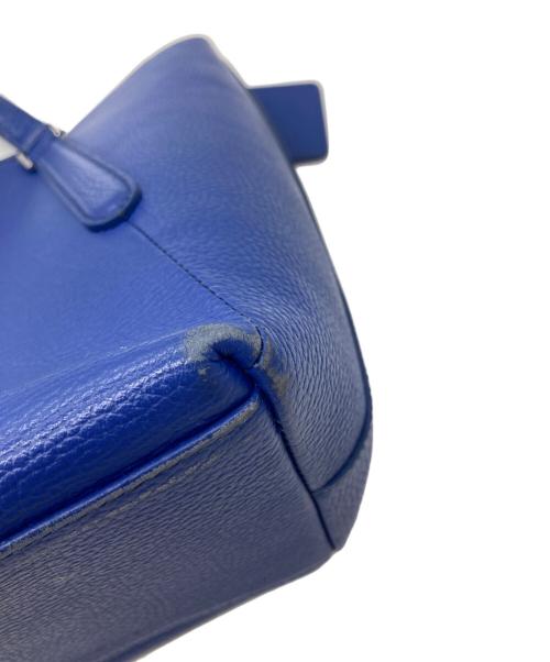 PELLE MORBIDA（ペッレモルビダ）PELLE MORBIDA (ペッレモルビダ) トートバッグ ブルーの古着・服飾アイテム