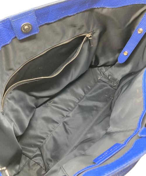 PELLE MORBIDA（ペッレモルビダ）PELLE MORBIDA (ペッレモルビダ) トートバッグ ブルーの古着・服飾アイテム