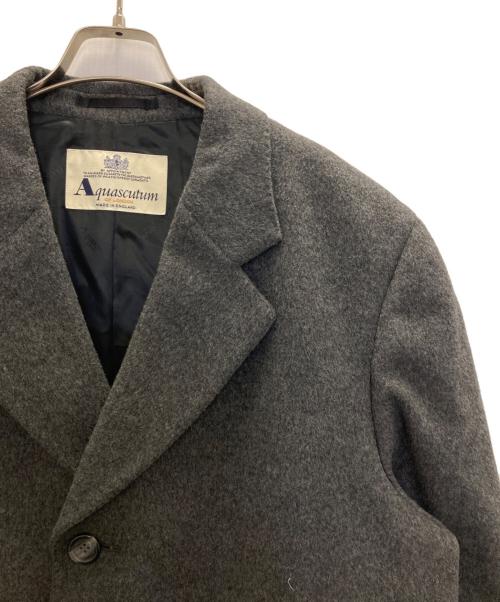 Aquascutum（アクアスキュータム）Aquascutum (アクアスキュータム) チェスターコート グレー サイズ:40の古着・服飾アイテム